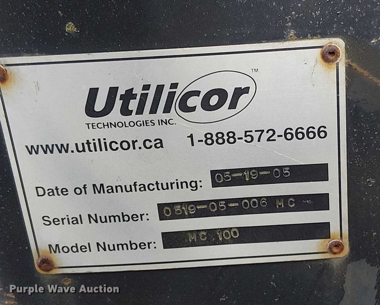 image for item EV5127 utilicor MC100 skid steer core drill