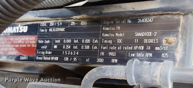 image for item EV5134 Komatsu WA200PT wheel loader