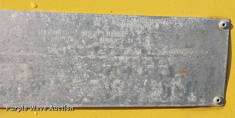 image for item EV5134 Komatsu WA200PT wheel loader