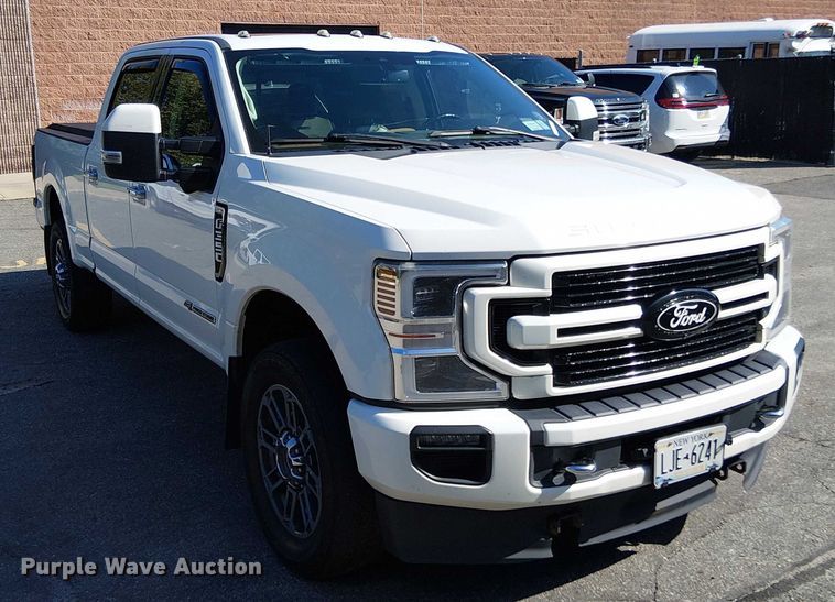 image for item EV5136 2020 Ford F350 Super Duty Limited Crew Cab pickup truck
