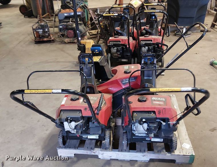 image for item EV5140 (3) Toro 518 ZR snow blowers