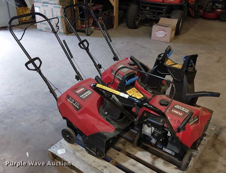 image for item EV5140 (3) Toro 518 ZR snow blowers