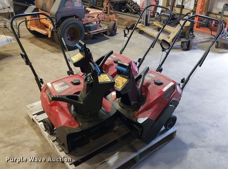 image for item EV5140 (3) Toro 518 ZR snow blowers