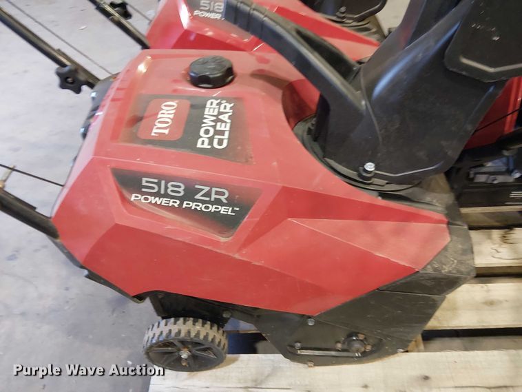 image for item EV5140 (3) Toro 518 ZR snow blowers
