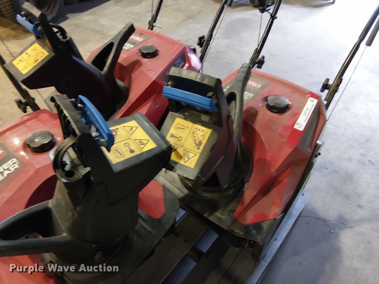 image for item EV5140 (3) Toro 518 ZR snow blowers