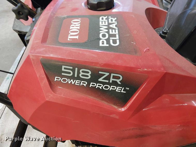 image for item EV5140 (3) Toro 518 ZR snow blowers