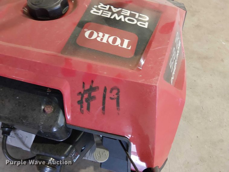 image for item EV5141 (4) Toro 518 ZR snow blower