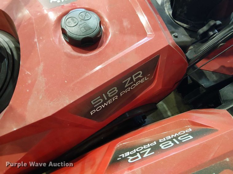 image for item EV5141 (4) Toro 518 ZR snow blower