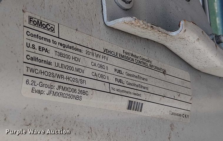 image for item EV5143 2018 Ford F250 Super Duty SuperCab pickup truck