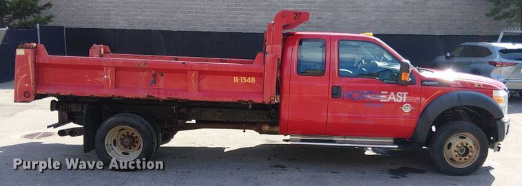 image for item EV5144 2016 Ford F550 Supercab dump truck