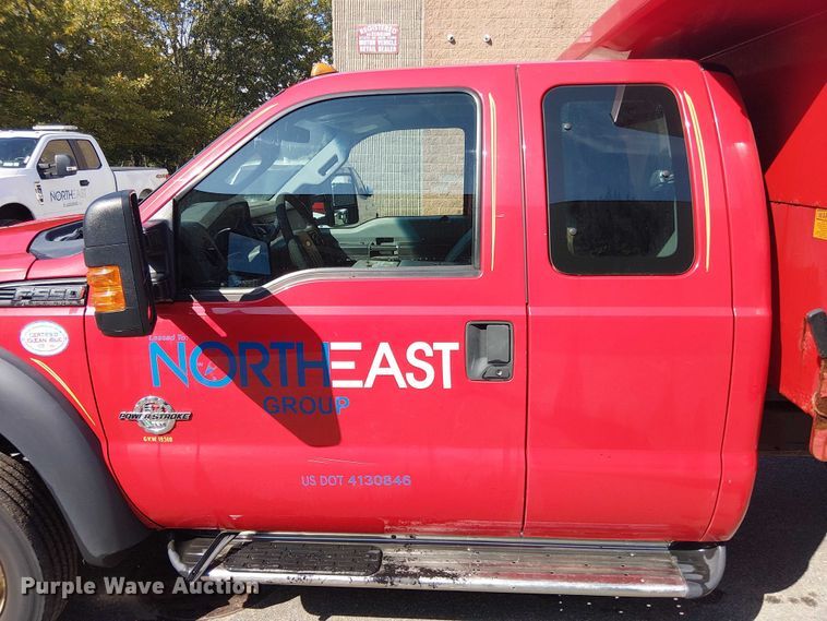 image for item EV5144 2016 Ford F550 Supercab dump truck