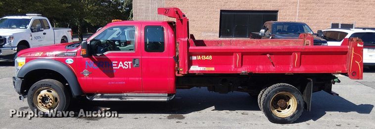 image for item EV5144 2016 Ford F550 Supercab dump truck