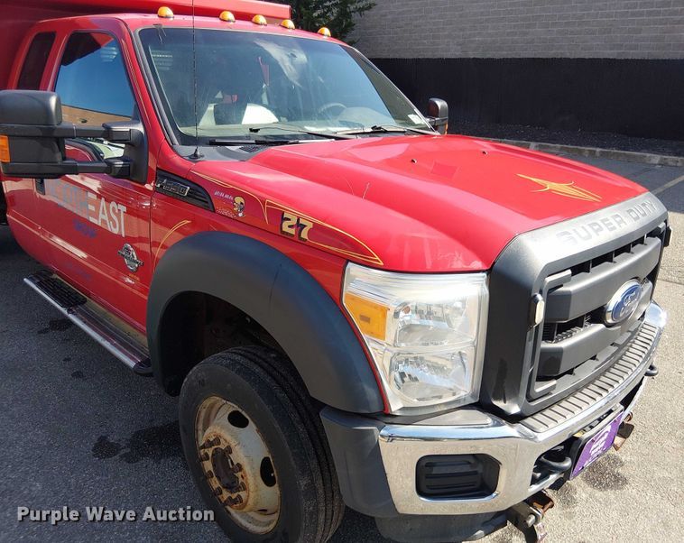 image for item EV5144 2016 Ford F550 Supercab dump truck