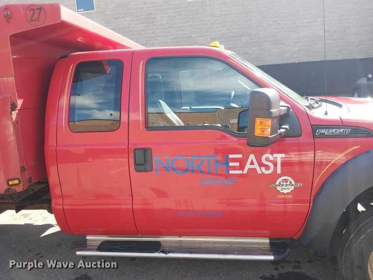image for item EV5144 2016 Ford F550 Supercab dump truck