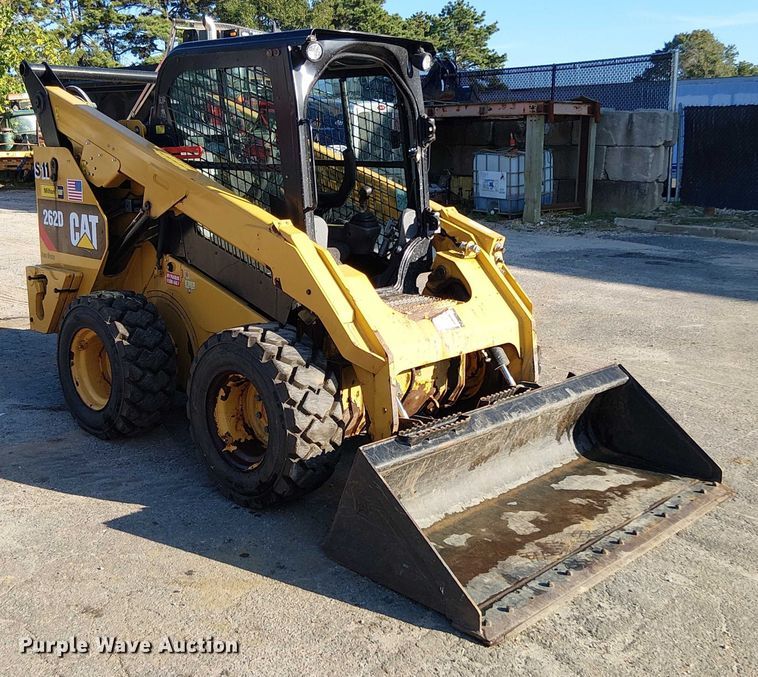 MINI CARGADOR SOBRE RUEDAS 2016 CATERPILLAR 262D