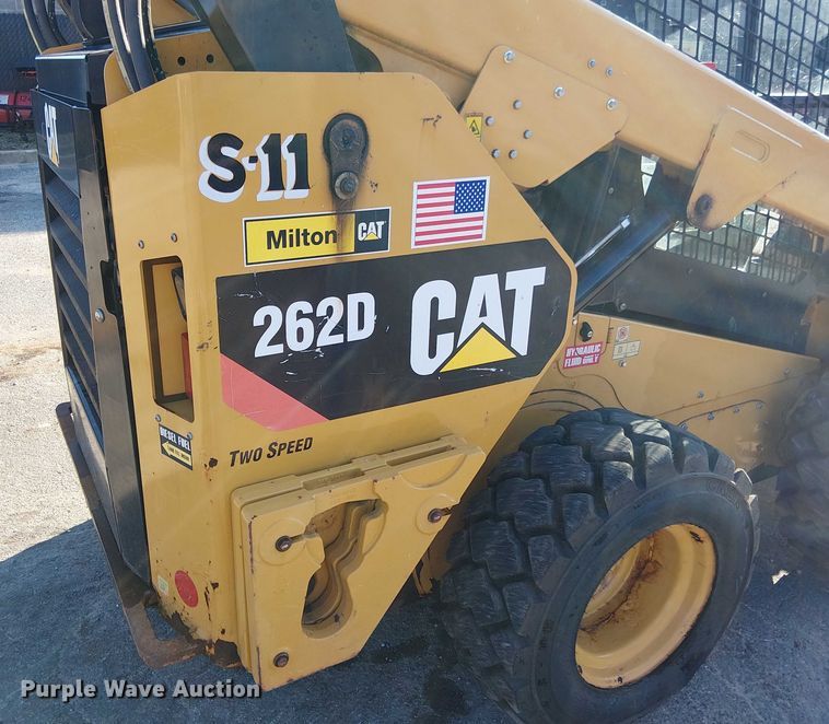 image for item EV5145 2016 Caterpillar 262D skid steer loader
