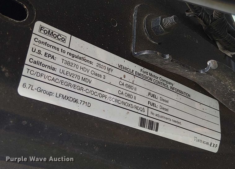 image for item EV5152 2020 Ford F350 Super Duty Crew Cab pickup truck