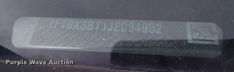 image for item EV5163 2018 Ford F350 Super Duty SuperCab pickup truck