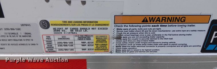 image for item EV5165 2025 Homesteader enclosed cargo trailer