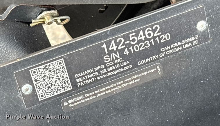 image for item EV5172 Toro Z Aerate ZTR lawn mower