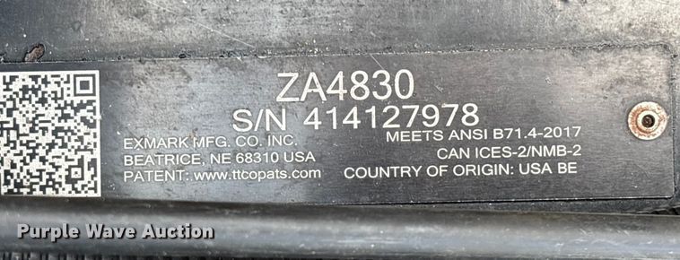 image for item EV5172 Toro Z Aerate ZTR lawn mower