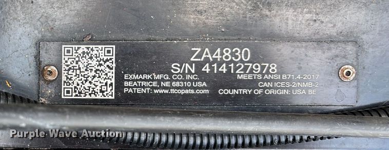 image for item EV5172 Toro Z Aerate ZTR lawn mower