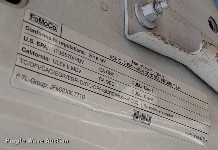 image for item EV5173 2018 Ford F350 Super Duty Crew Cab pickup truck