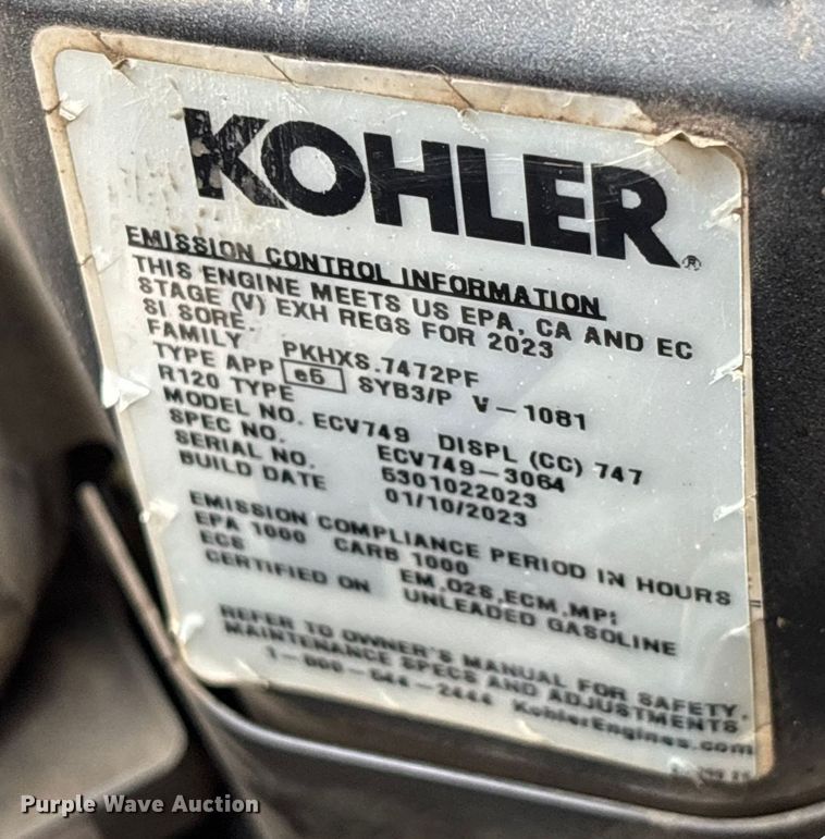 image for item EV5200 EXmark Lazer Z ZTR lawn mower