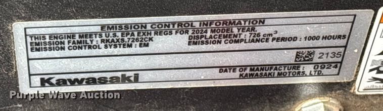 image for item EV5202 EXmark Vertex ZTR lawn mower