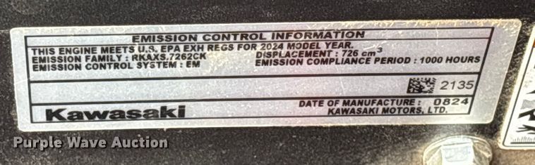 image for item EV5203 EXmark Vertex ZTR lawn mower