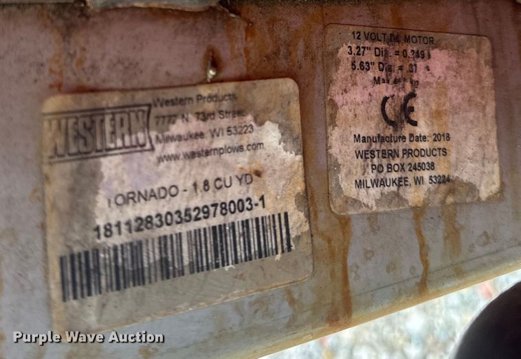 image for item EV5212 (2) Wester Tornado spreaders