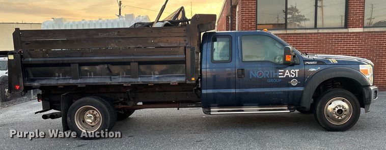 image for item EV5229 2016 Ford F550 SuperCab dump truck