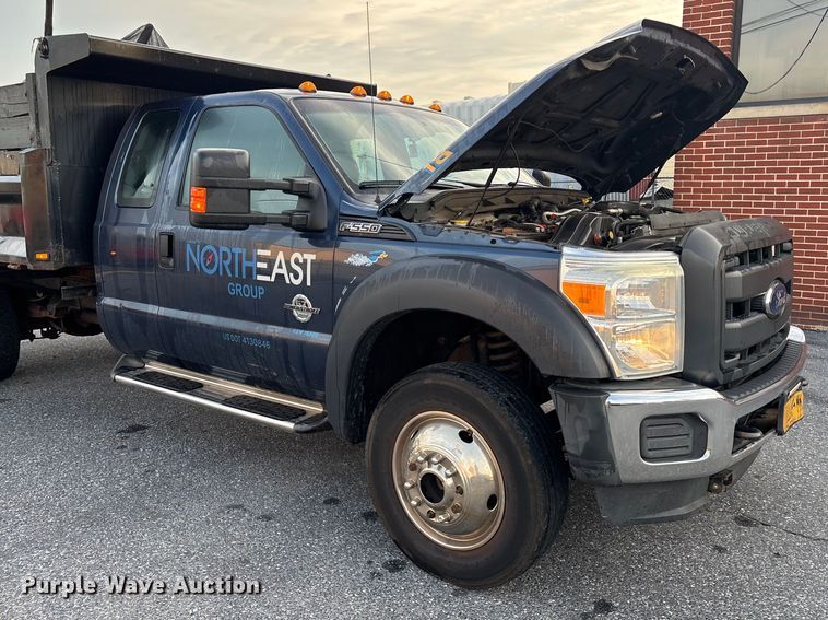 image for item EV5229 2016 Ford F550 SuperCab dump truck