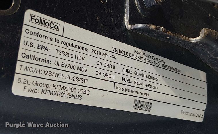 image for item EV5238 2019 Ford F250 Super Duty Crew Cab pickup truck