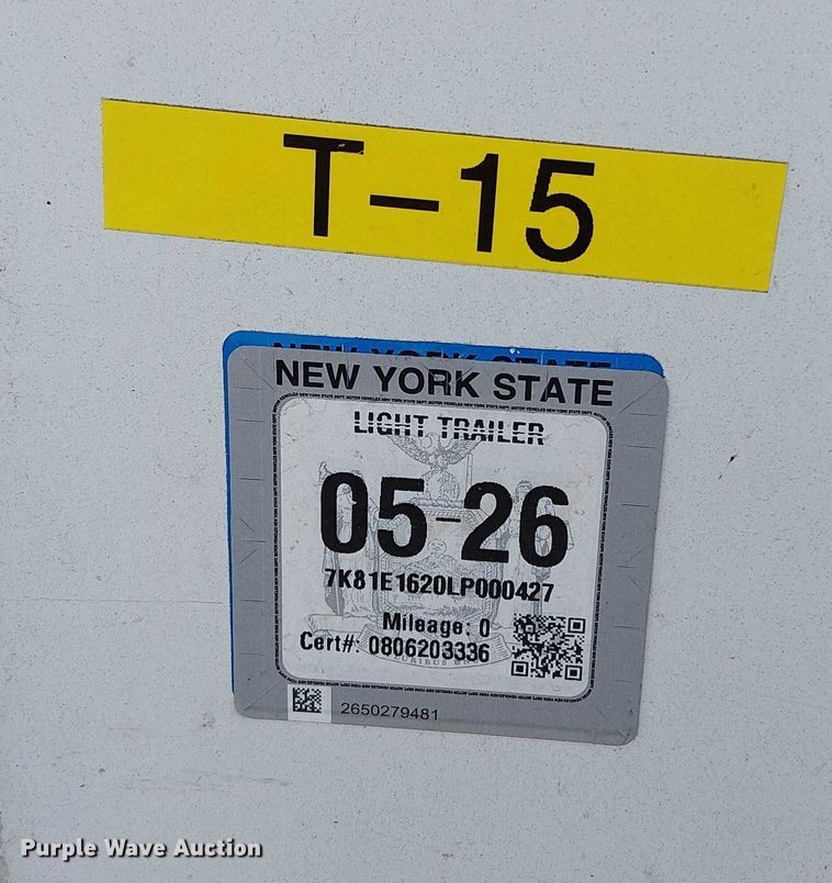 image for item EV5241 2020 Haulmark enclosed cargo trailer