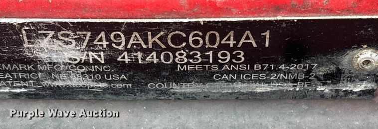 image for item EV5245 EXmark Lazer Z ZTR lawn mower