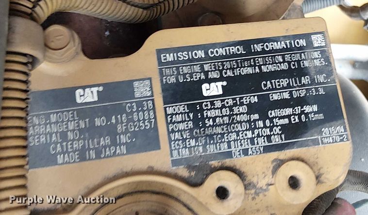 image for item EV5247 2015 Caterpillar 906M wheel loader