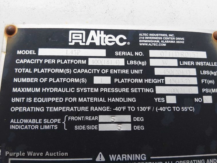 image for item EV5255 2012 Freightliner M2 bucket truck