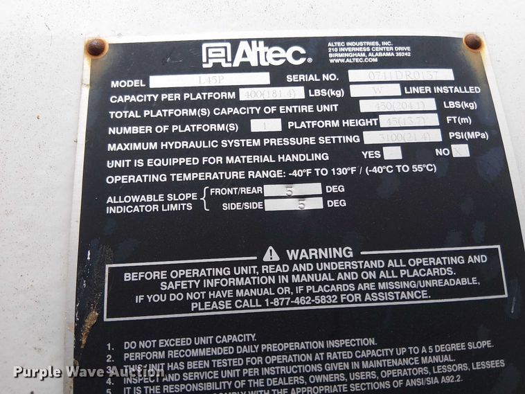 image for item EV5255 2012 Freightliner M2 bucket truck