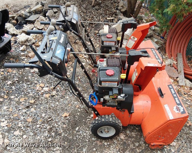 image for item EV5257 (2) Ariens Compact 24 snow blowers