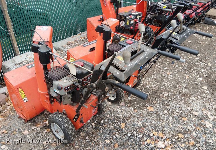 image for item EV5257 (2) Ariens Compact 24 snow blowers