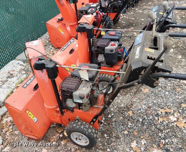 image for item EV5257 (2) Ariens Compact 24 snow blowers