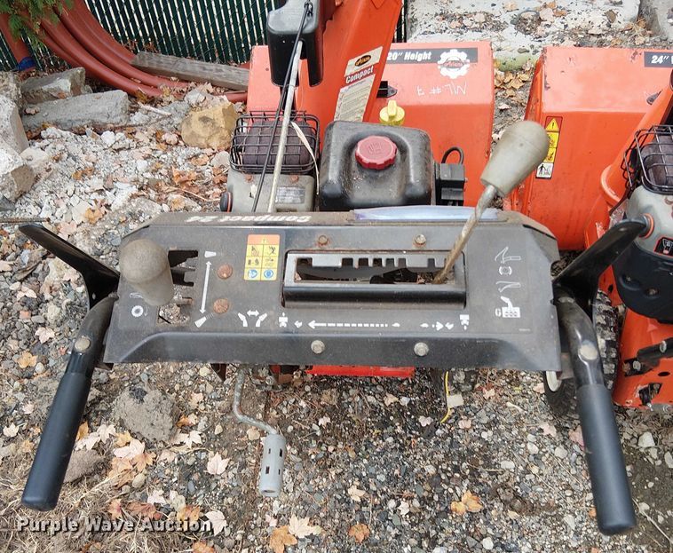 image for item EV5257 (2) Ariens Compact 24 snow blowers