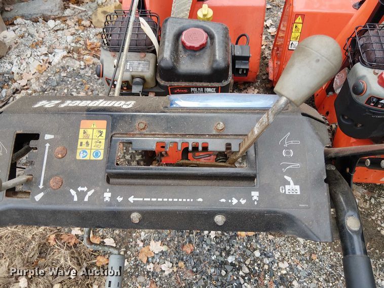 image for item EV5257 (2) Ariens Compact 24 snow blowers