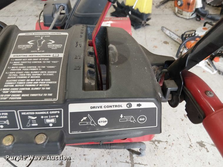 image for item EV5261 Troy bilt Storm 2840 snow blower