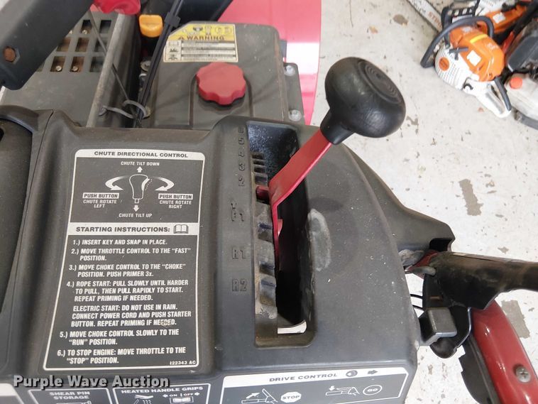 image for item EV5261 Troy bilt Storm 2840 snow blower