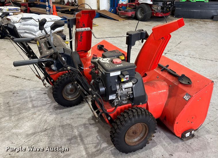 image for item EV5262 (2) Ariens Deluxe 28 snow blowers