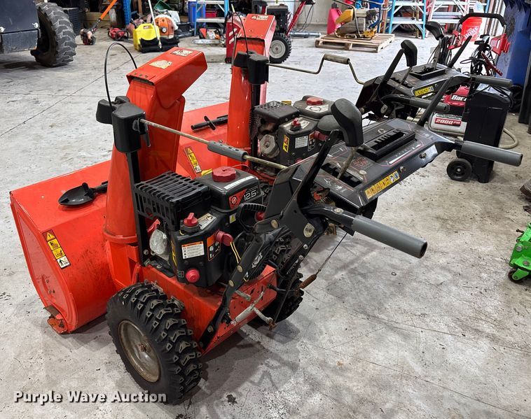image for item EV5262 (2) Ariens Deluxe 28 snow blowers