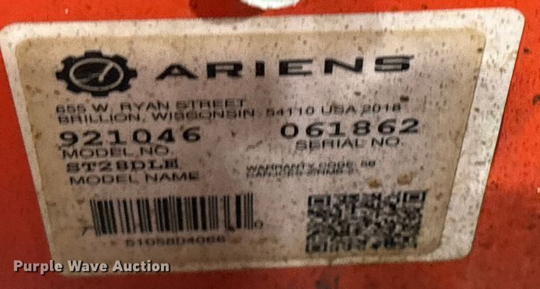 image for item EV5262 (2) Ariens Deluxe 28 snow blowers