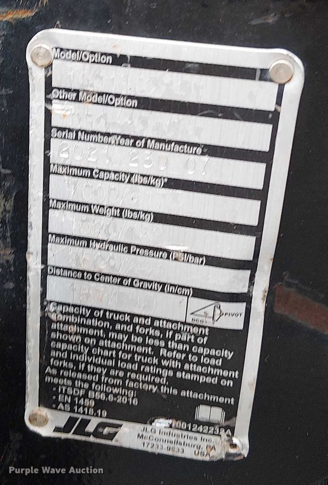 image for item EV5265 2022 JLG G5-18A telehandler